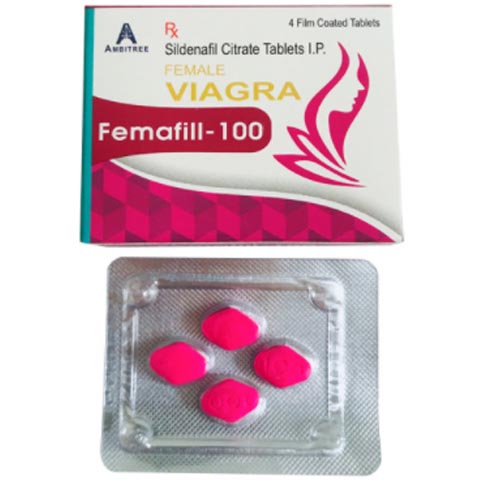 印度伟姐Femafill-100 女用伟哥 4粒/盒,女用伟姐Femafill-100 女士专用伟哥,第1张